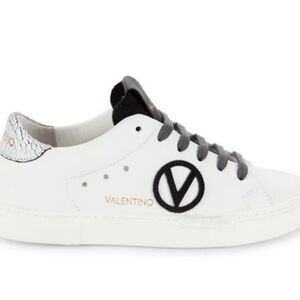 Valentino By Mario Valentino Laura Logo‎ Leather Sneaker